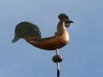 Réfection d'un coq de clocher