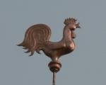 coq de clocher en cuivre
